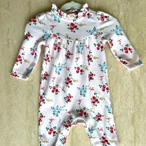 Janie and Jack floral onesie